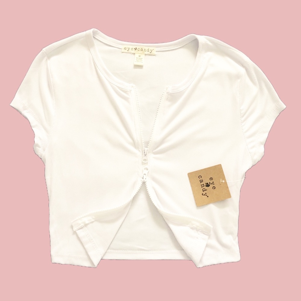 Eye Candy Women s Cropped Top Size Medium